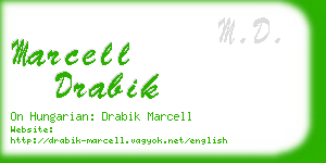 marcell drabik business card